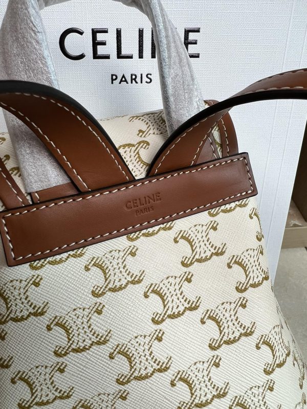 CELINE New FOLCO TRIOMPHE CANVAS Mini Backpack - Image 6