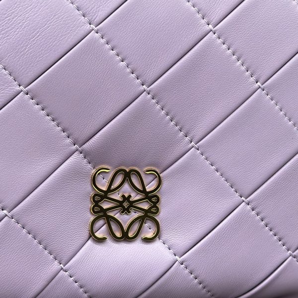 Loewe pleated shiny nappa leather Puffer Goya handbag A - Image 5