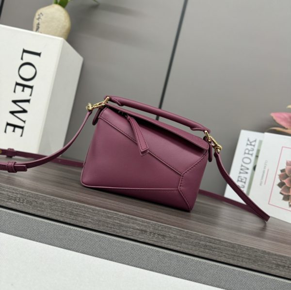 Loewe new latest cow leather mini Puzzle handbag A