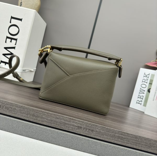 Loewe Small Puzzle Edge Handbag in Soft Calfskin SSS - Image 3