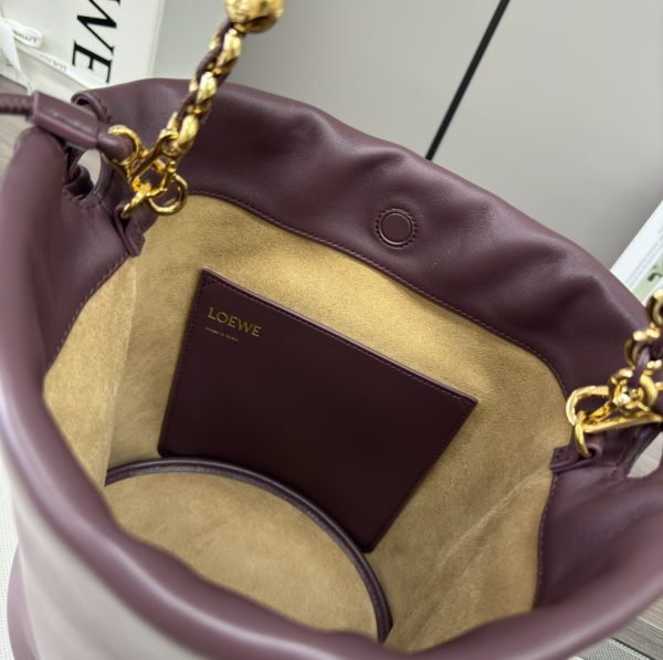 Loewe Flamenco Purse Bucket Bag in Soft Nappa Leather C - Image 7