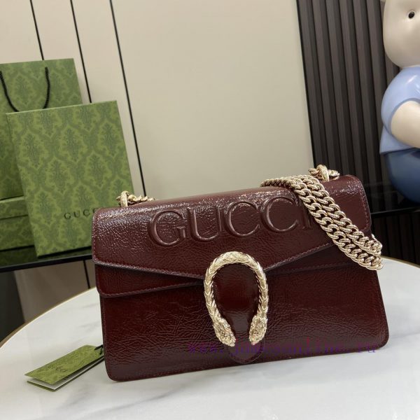 Gucci New GG Dionysus Series Small Shoulder Backpack Gucci Creative Director Sabato de Sarno asxi0uk8