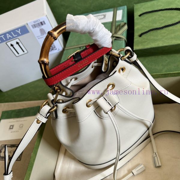 Gucci The Ophidia series GG bucket backpack inherits the timeless design, using traditional trkx6xys - Image 7