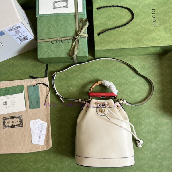 Gucci The Ophidia series GG bucket backpack inherits the timeless design, using traditional trkx6xys - Image 10