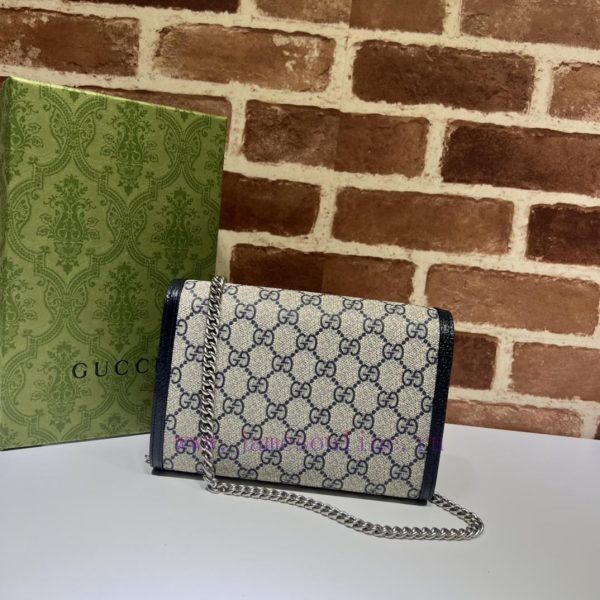 Gucci Chain bag quality, goods, actual product, model number 401231 blue glue/blue leather~s d51hef52 - Image 3