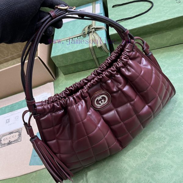 Gucci This upgraded daily tote bag from the Gucci Deco collection combines traditional eleme 5yfn4wb1 - Image 7