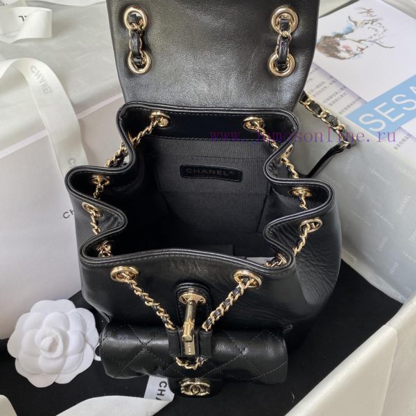 Chanel Bag Chanel 22 early spring new DUMA backpack model AS2908 oil wax cowhide versatile b n0npemcs - Image 8