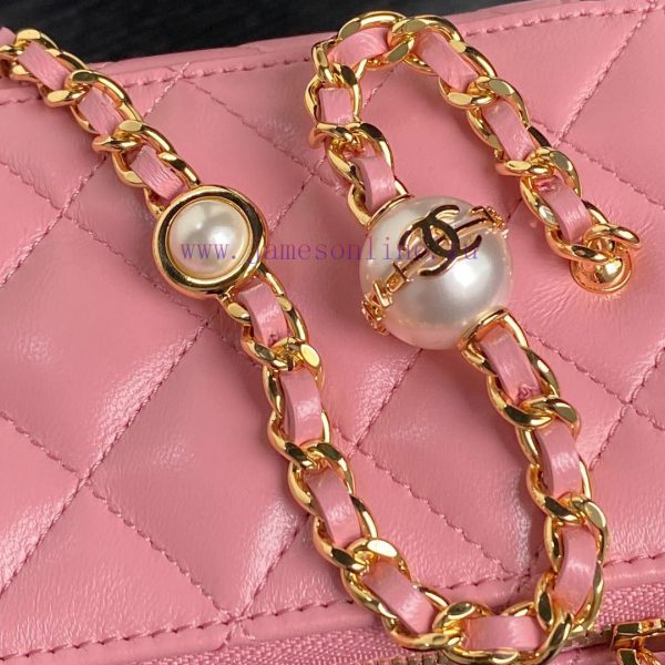 Chanel Bag  Chanel️ ? The 24K pearl makeup bag A4285 is super luxurious, made of high-qualit cccm1oou - Image 5