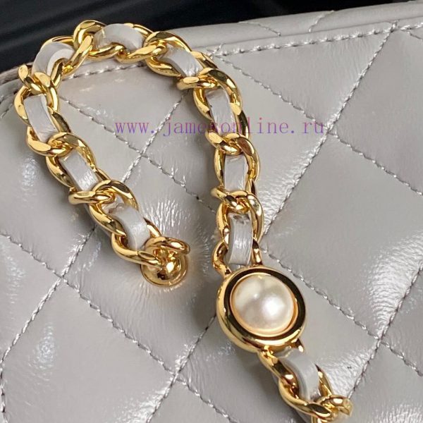Chanel Bag  Chanel️ ? The 24K pearl makeup bag A4285 is super luxurious, made of high-qualit 9dlsit22 - Image 5