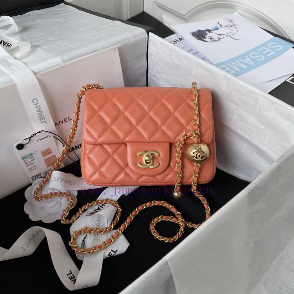 Chanel Bag   ⏩ Chanel's popular metal CF mini hood bag adds a small golden ball to the globa ne6c3hzm