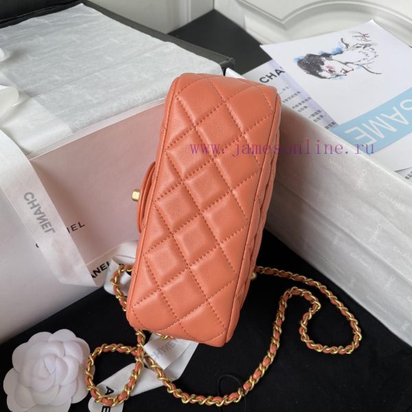 Chanel Bag   ⏩ Chanel's popular metal CF mini hood bag adds a small golden ball to the globa ne6c3hzm - Image 7