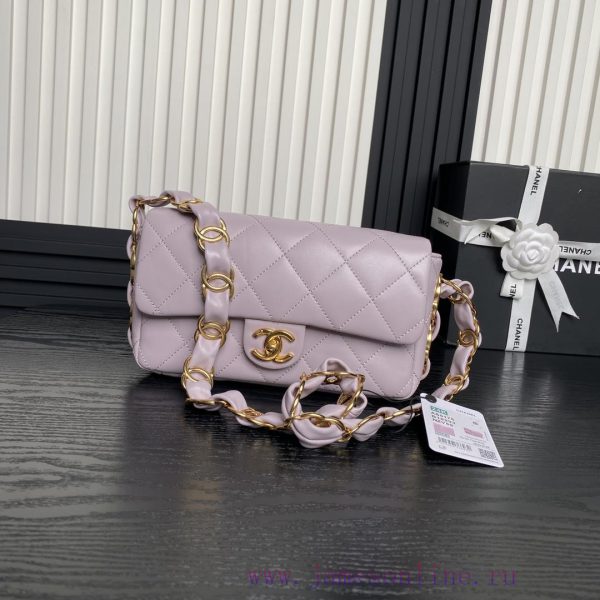 Chanel Bag  Chanel ? 24K advanced feeling AS5176 armpit bag double C thick chain: sheepskin 77gcdcwm