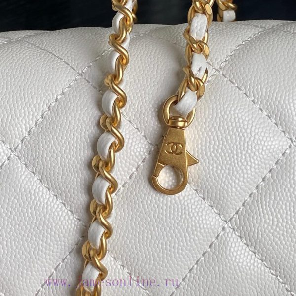 Chanel Bag  Chanel ? 24K Classic Mouth Cover Bag AS5166 Full of Retro Style Grain Calfskin H 9jhpqryo - Image 5