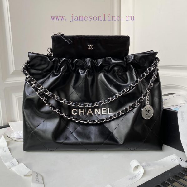 Chanel Bag Silver Chain Chanel 24c Horizontal Garbage Bag Hot 22 Bag Shopping Bag AS4486 Thi os8k06xu