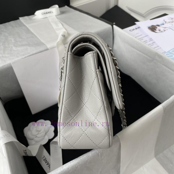 Chanel Bag   ↘️ The high-end French custom-made Chanel Classic Flap Bag A01112 caviar embodi zw013t3q - Image 6