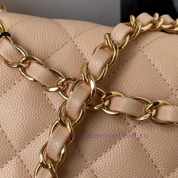 Chanel Bag   ↘️ The high-end French custom-made Chanel Classic Flap Bag A01112 caviar embodi i2pg8c7e - Image 6