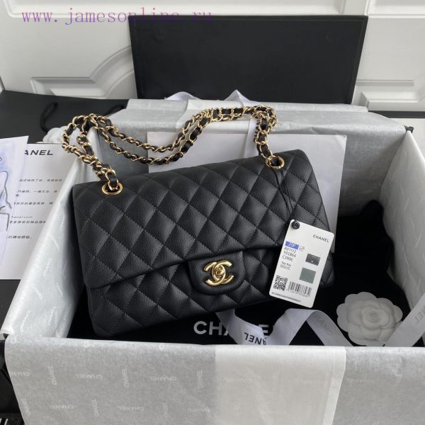 Chanel Bag   ↘️ The high-end French custom-made Chanel Classic Flap Bag A01112 caviar embodi t483uzxj