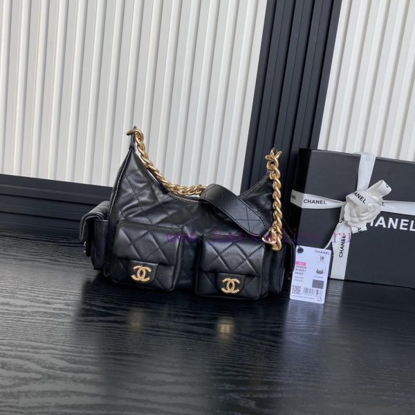 Chanel Bag  Chanel ? 25C early spring series AS5339 Hoho hippie bag with double bag opening 9adxazro