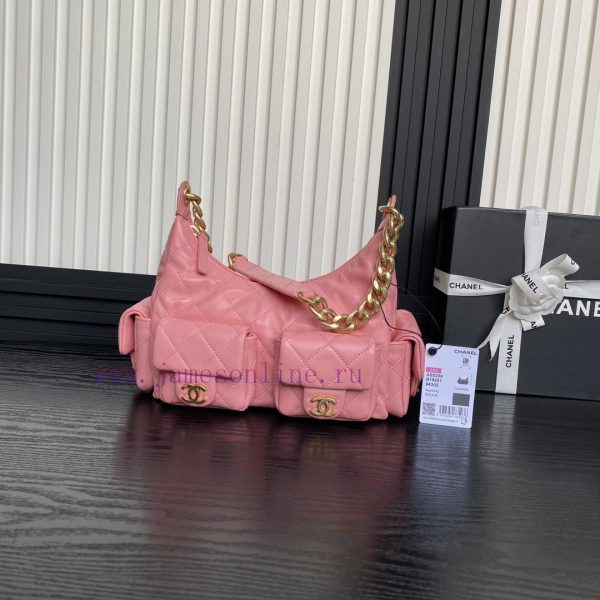 Chanel Bag  Chanel ? 25C early spring series AS5339 Hoho hippie bag with double bag opening 4gb016lv