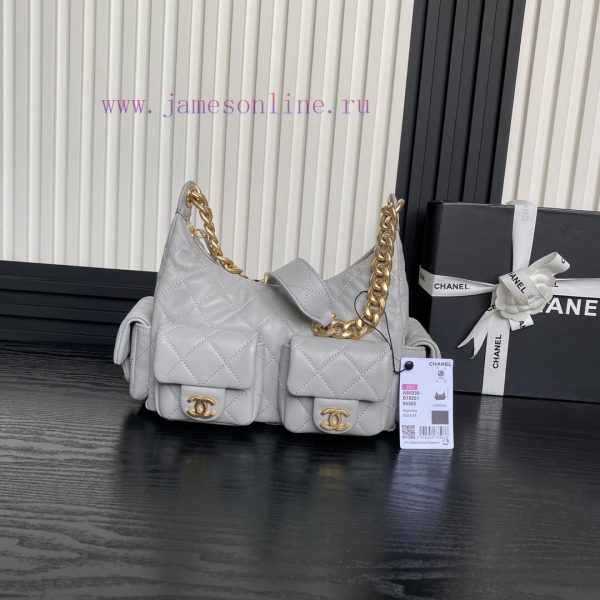 Chanel Bag  Chanel ? 25C early spring series AS5339 Hoho hippie bag with double bag opening kyqnmd02