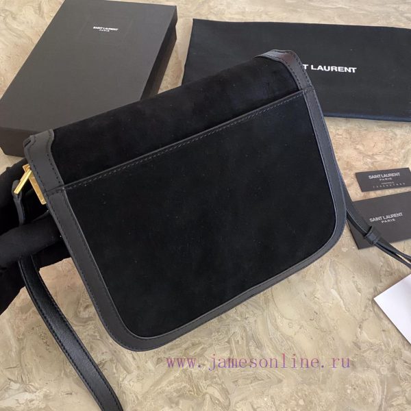 SOLFElNO suede paired with smooth leather medium soft shoulder back, the material comparison 4o1z8f1a - Image 5