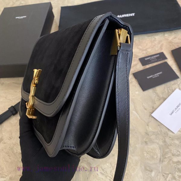 SOLFElNO suede paired with smooth leather medium soft shoulder back, the material comparison 4o1z8f1a - Image 6