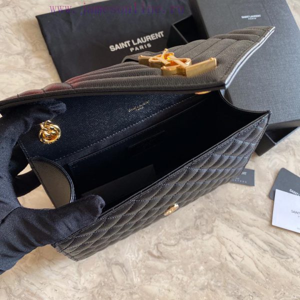 YSL Saint Laurent's new classic diamond patterned messenger bag, flip up handbag, paired wit kwvowu36 - Image 10