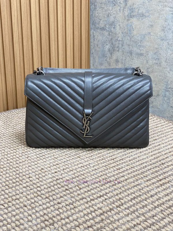 YLS Saint Laurent messenger bag gold classic large handbag imported from Europe, made of ori im3php4d