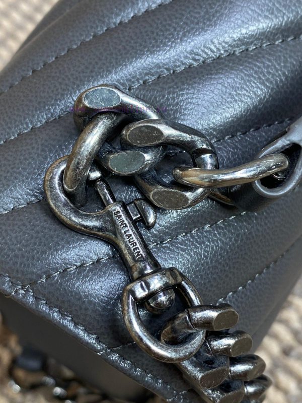 YLS Saint Laurent messenger bag gold classic large handbag imported from Europe, made of ori im3php4d - Image 7