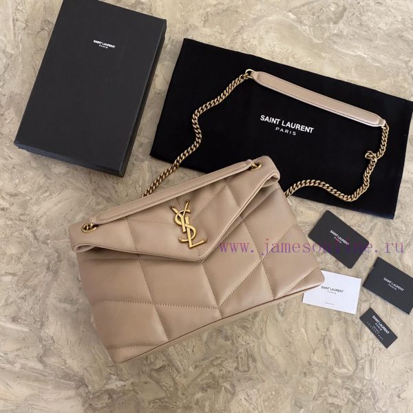 Saint Laurent Paris new model can be folded back, single shoulder, quilted lambskin bag colo g5tz65di