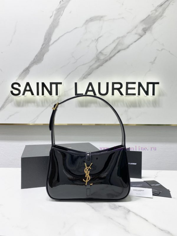 2021 Spring/Summer YSL New Lacquer Underarm Bag with Minimalist Appearance and Logo, Simple rev8sp27