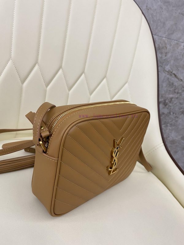 Brown goldLOU Quilted Leather Camera Bag MONOGRAM is a practical shoulder bag for summer out g2cs8yqy - Image 5