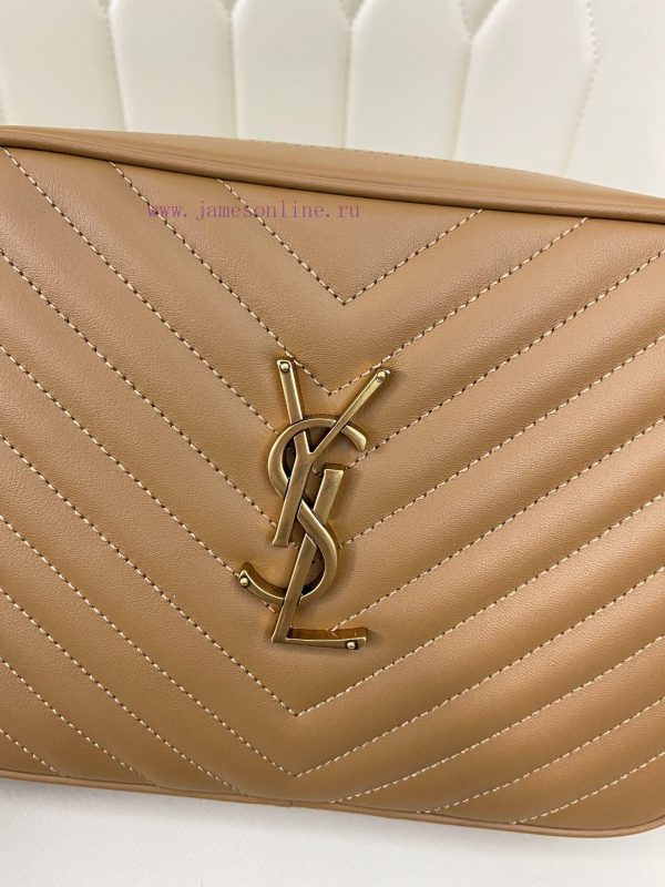 Brown goldLOU Quilted Leather Camera Bag MONOGRAM is a practical shoulder bag for summer out g2cs8yqy - Image 6