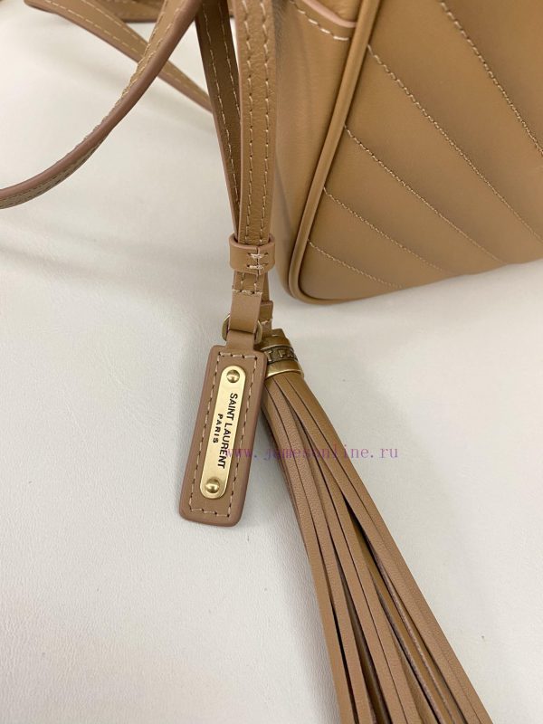 Brown goldLOU Quilted Leather Camera Bag MONOGRAM is a practical shoulder bag for summer out g2cs8yqy - Image 9
