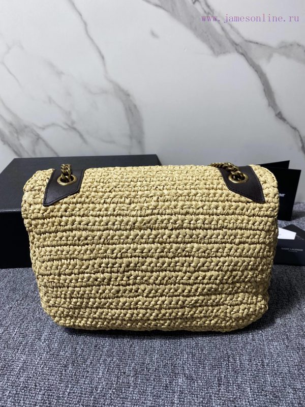 NIKI woven bag is here~Full of artistic atmosphere, Lafite weaving is very solid, super text n8bgxx63 - Image 3