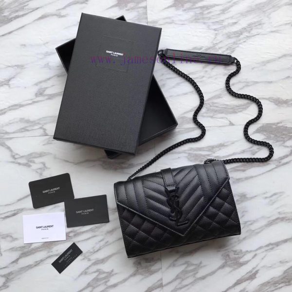Ysl's new genuine leather ball patterned small envelope bag is carefully made of quilted tex qgszbyg7