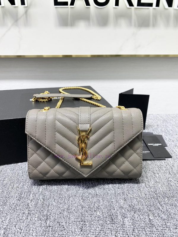 GreyYsl's new genuine leather ball patterned small envelope bag is carefully made of quilted ziuj5qgt