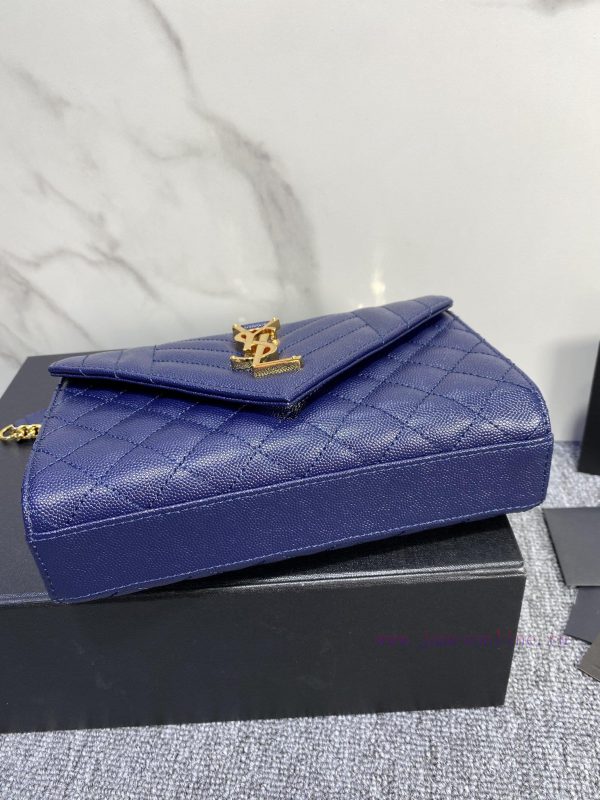 BaolanYsl's new genuine leather ball patterned small envelope bag is carefully made of quilt dnlo9z2x - Image 4