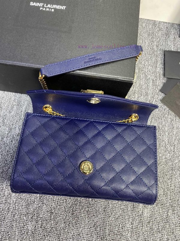 BaolanYsl's new genuine leather ball patterned small envelope bag is carefully made of quilt dnlo9z2x - Image 8