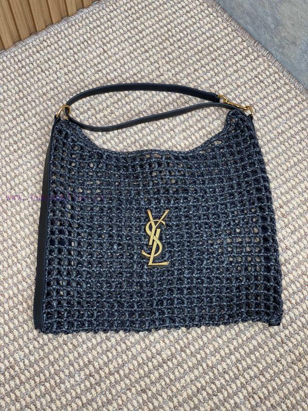 2024 YSL Early Spring New Lafite Grass Weaved Shoulder Backpack The newly launched Oxalis sh xltz6uad