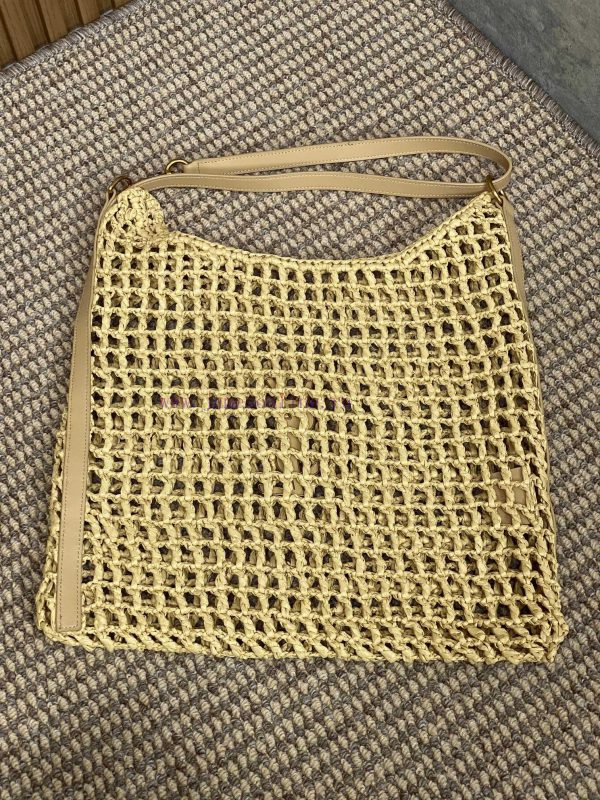 2024 YSL Early Spring New Lafite Grass Weaved Shoulder Backpack The newly launched Oxalis sh fc8wl2sx - Image 3