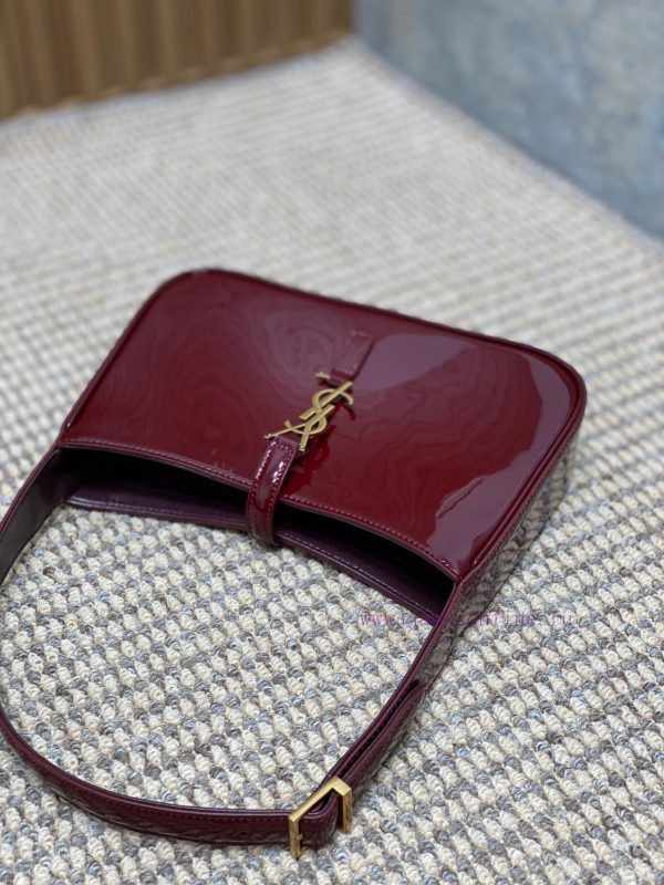 2021 Spring/Summer YSL New Lacquer Underarm Bag with Minimalist Appearance and Logo, Simple ci1lfpm6 - Image 5