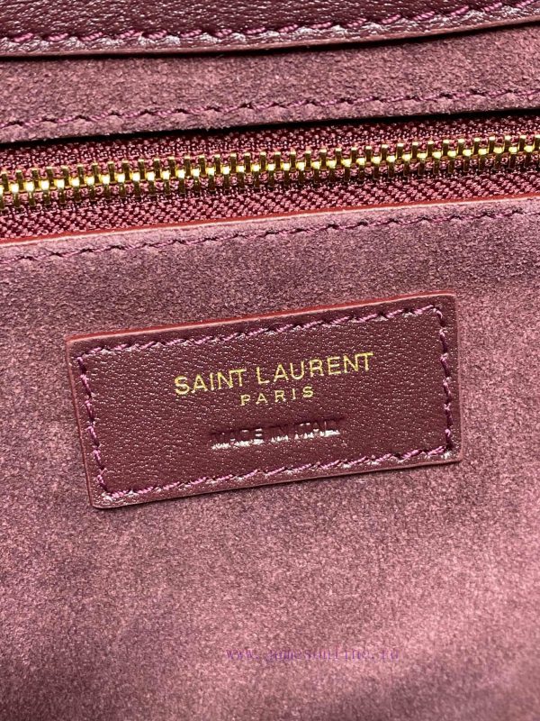 2021 Spring/Summer YSL New Lacquer Underarm Bag with Minimalist Appearance and Logo, Simple ci1lfpm6 - Image 9