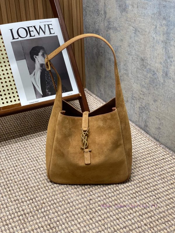 Brown colorYSL Saint Laurent Autumn/Winter New ROSE Same Style Newly Added Suede, Lightweigh ic201r9n