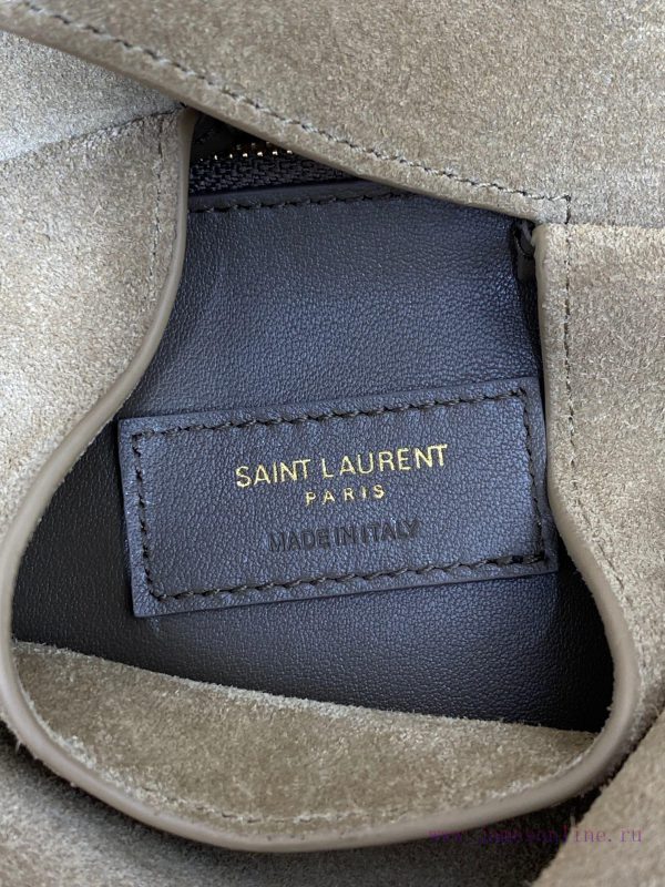 Barley colorYSL Saint Laurent Autumn/Winter New ROSE Same Style Newly Added Suede, Lightweig v3aujl1r - Image 10