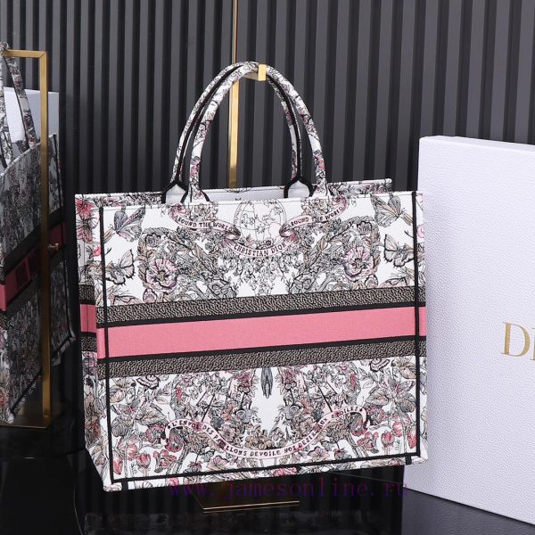 Large size spot goodsTote's latest butterfly series ?, The Dior shopping bag is elegant and 8165mhaq - Image 4