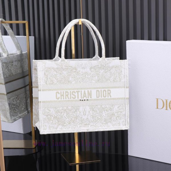 Medium size spot goodsDior Tote's latest limited edition Christmas gold wire collection ?, E ae3tenqr