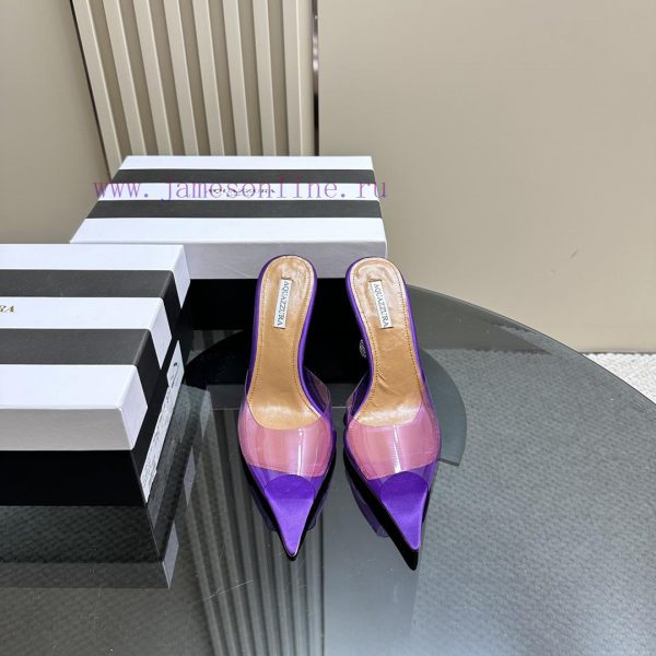 Aquazzura 2024 Spring/Summer New Soleil Series Film High Heel Diamond SandalsFull of charm, a3e1c4px - Image 3
