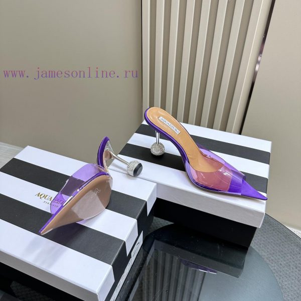 Aquazzura 2024 Spring/Summer New Soleil Series Film High Heel Diamond SandalsFull of charm, a3e1c4px - Image 5