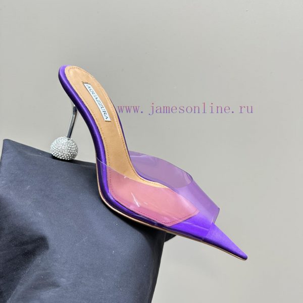 Aquazzura 2024 Spring/Summer New Soleil Series Film High Heel Diamond SandalsFull of charm, a3e1c4px - Image 8